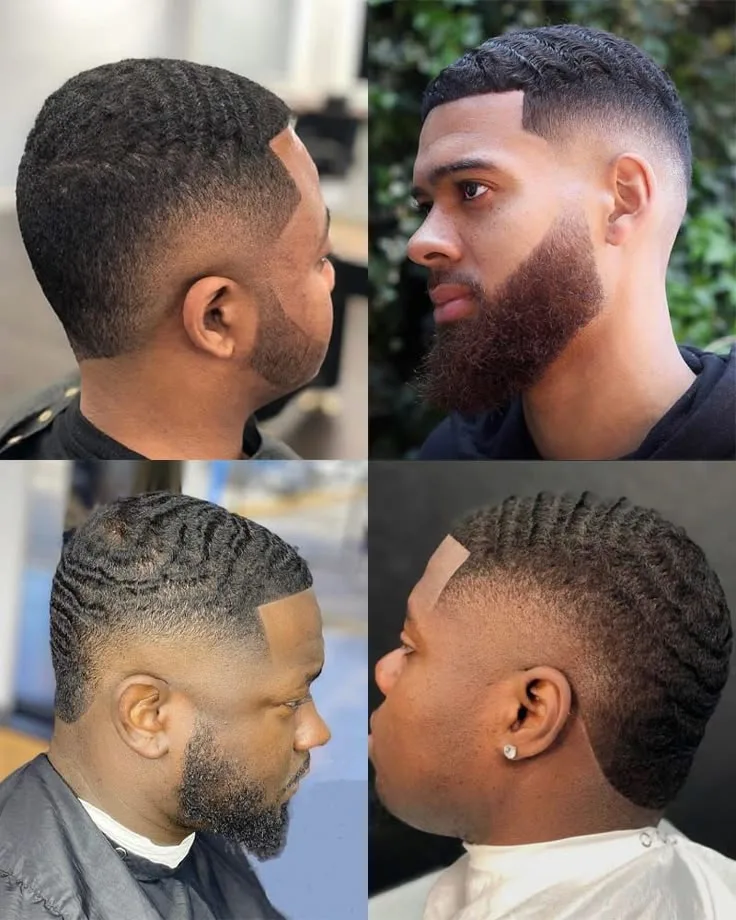 black mens fade haircut styles	