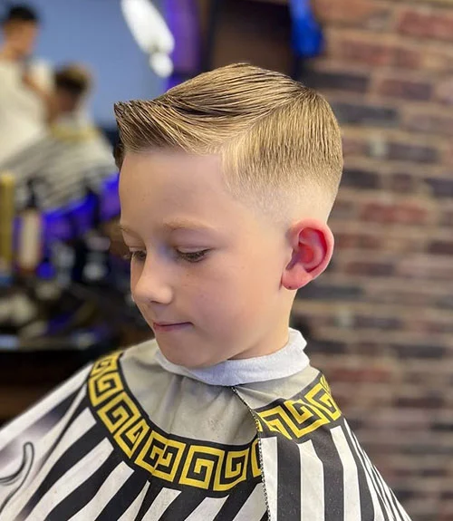 Side Swept with Fade