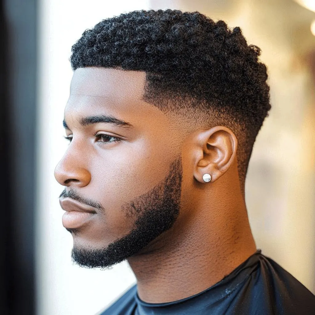 Low Taper Fade for Black Hair
