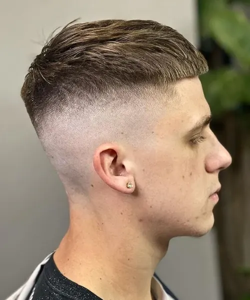 french crop skin fade haircut men 1