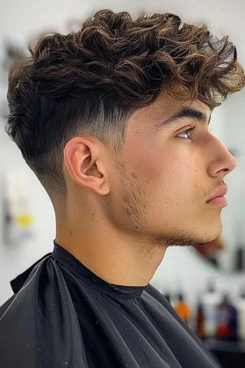 Low Taper Fade Fluffy Hair