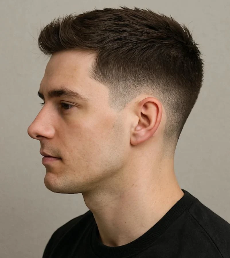 Low Taper Fade Short Hair