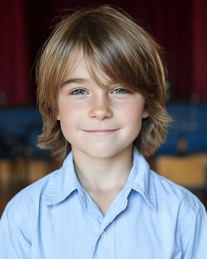 classic straight cut with layers