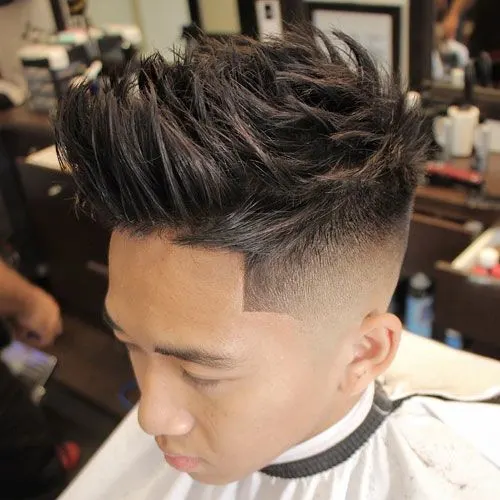 Boys Haircuts 2025: Best Styles, Trends & Guide for Every Age and Hair Type 49 Spiky Top with Fade