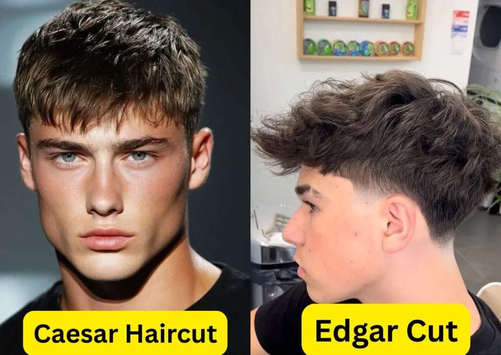 Caesar Haircut: The Timeless Men’s Hairstyle Reinvented for 2025 34 Caesar vs Edgar Cut