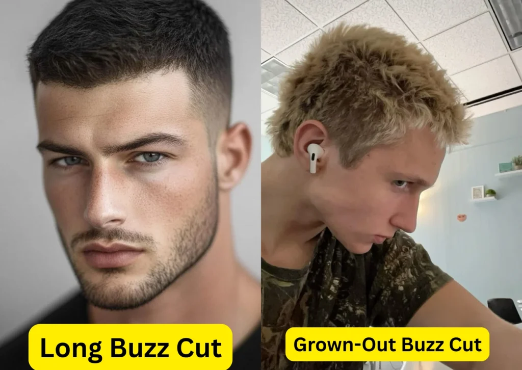 Buzz Cut – The Ultimate Guide to the Classic Low-Maintenance Haircut 18 Long Buzz Cut and Grown-Out Buzz Cut