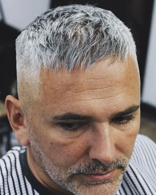 Caesar Haircut: The Timeless Men’s Hairstyle Reinvented for 2025 19 Bald Caesar Haircut