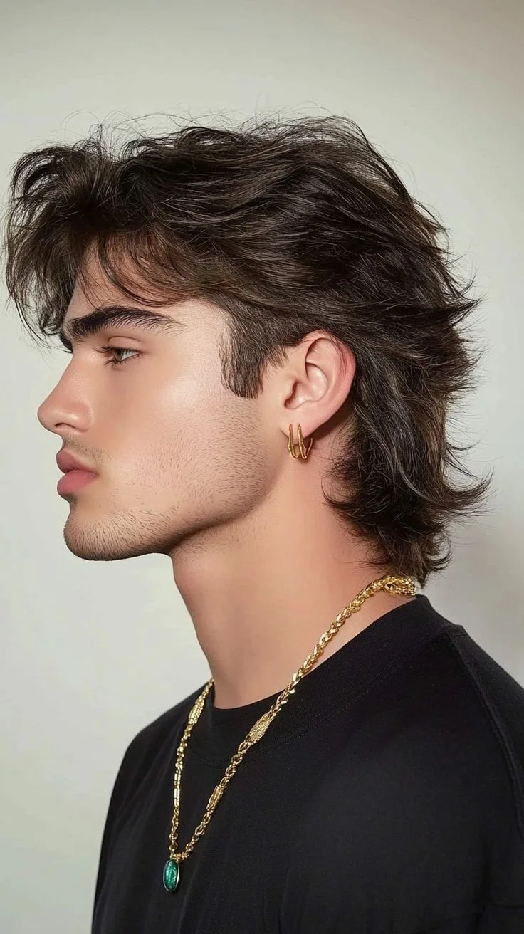 Long Modern Mullet Haircut