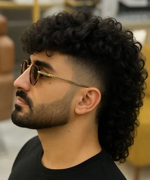 Curly Mullet