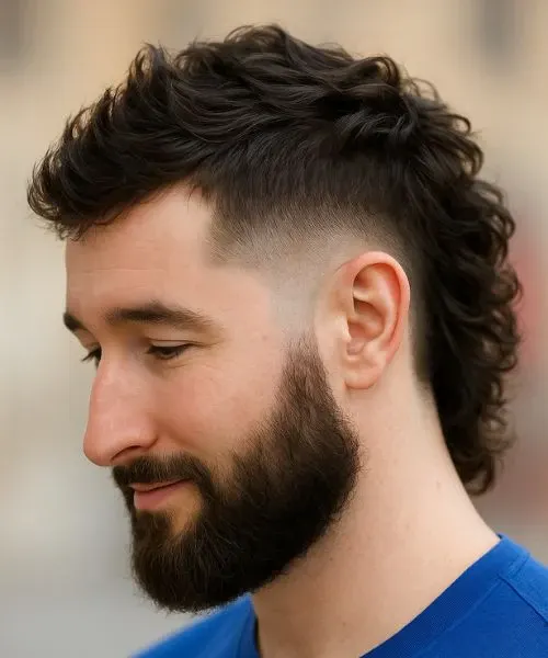 Mullet with Beard