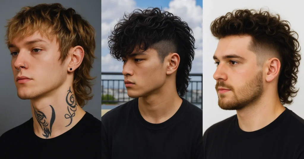 Modern Mullet Haircut for Men in 2025–2026: Clean, Stylish, Wearable 1 mullet haircut
