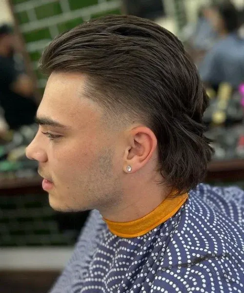 Modern Mullet Haircut for Men in 2025–2026: Clean, Stylish, Wearable 5 straight hair mullet hairstyle men 2
