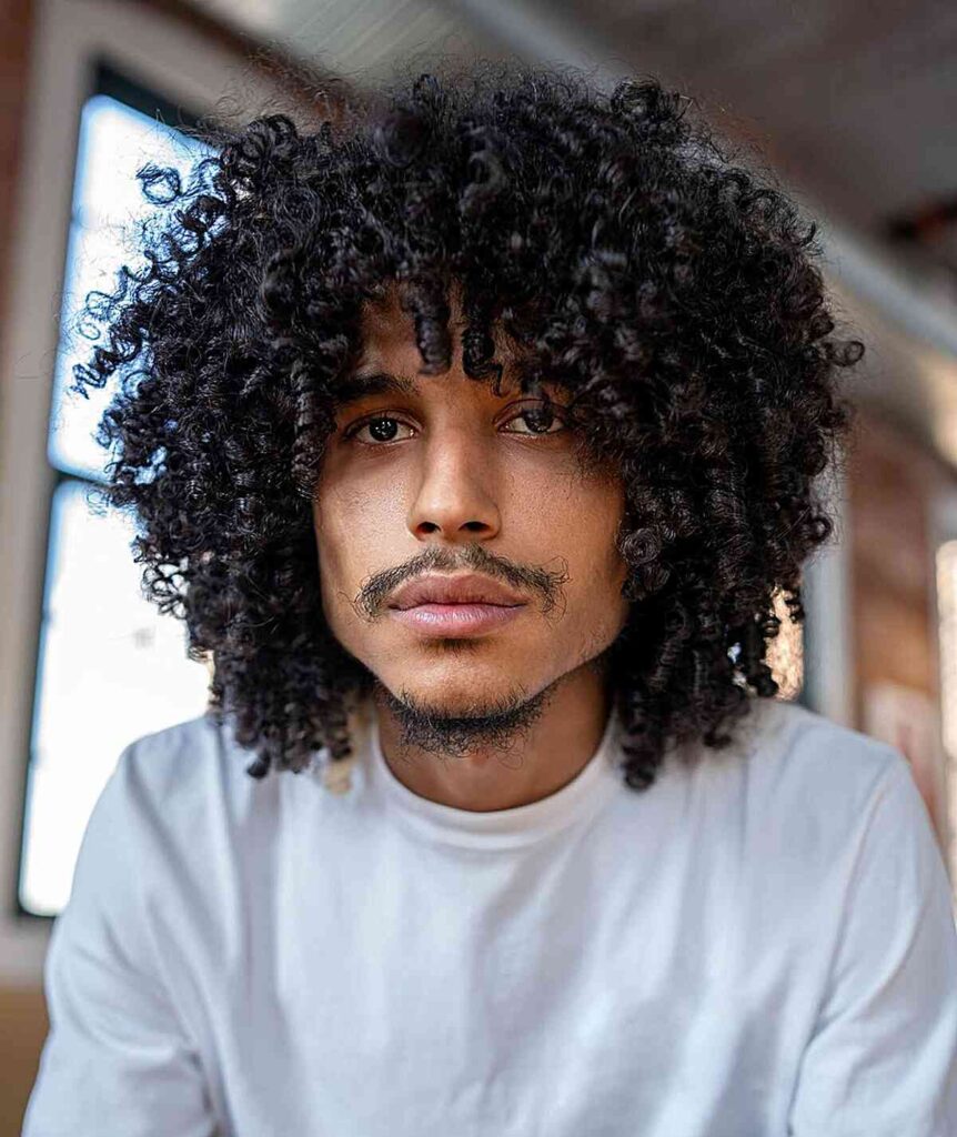 Curly Hairstyles for Men 3 Curly