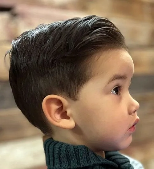 Side Swept with Natural Taper