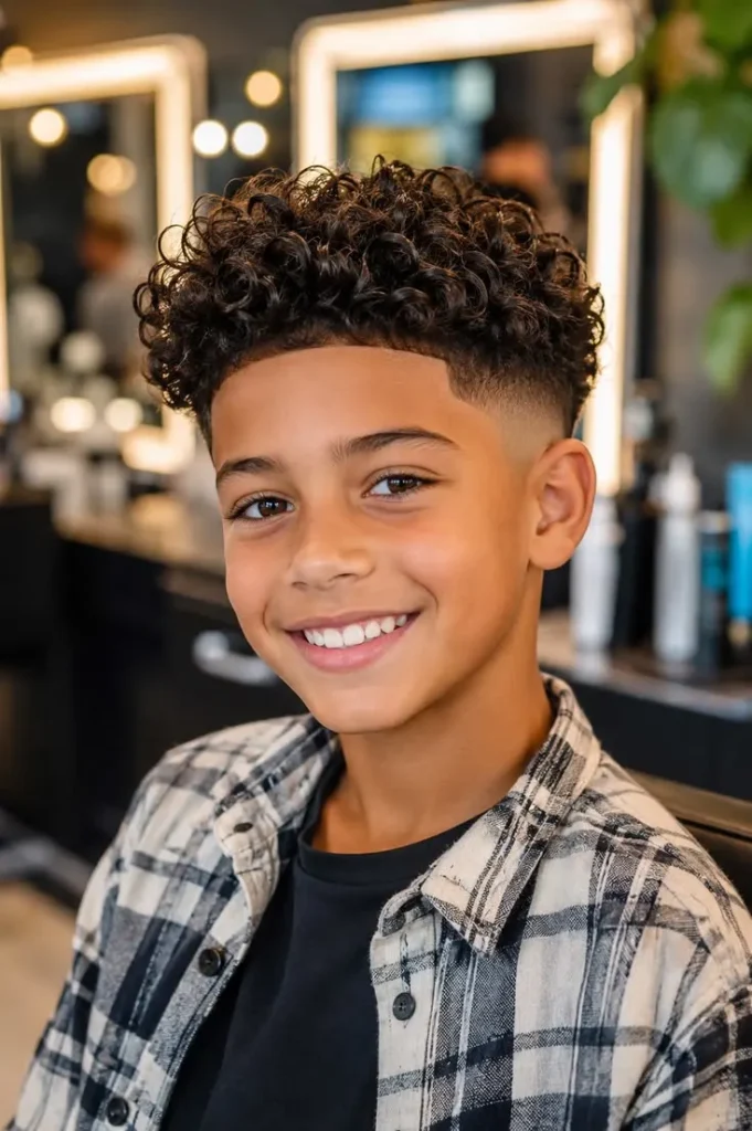 Best Cuts for Boys with Curly Hair