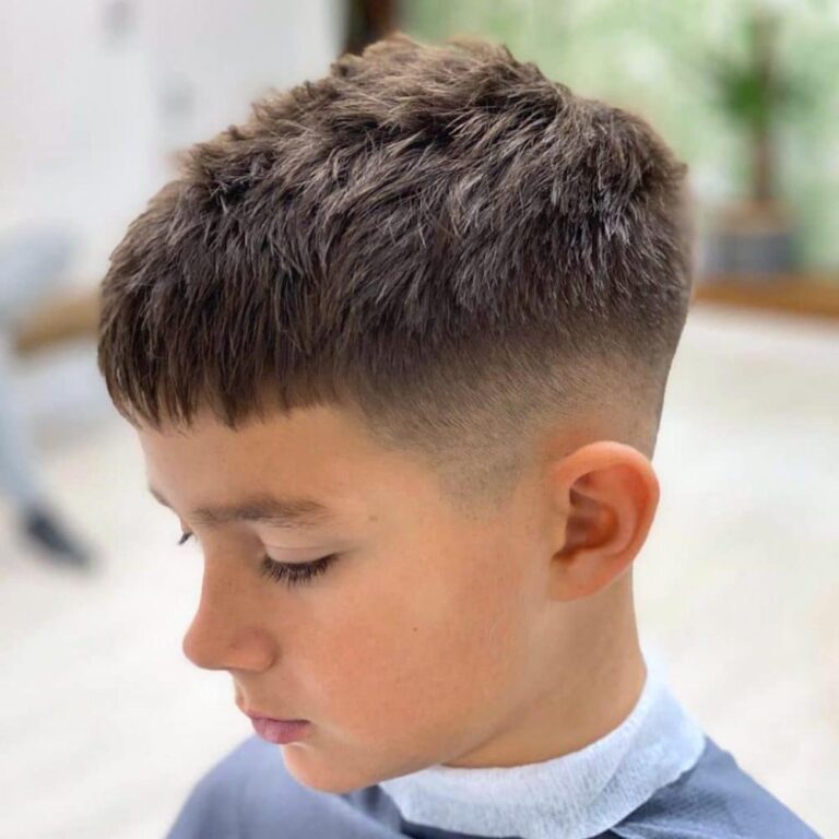 Boys short haircut