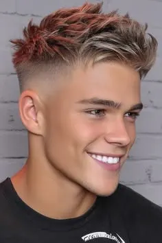 Short Faux Hawk with Fade