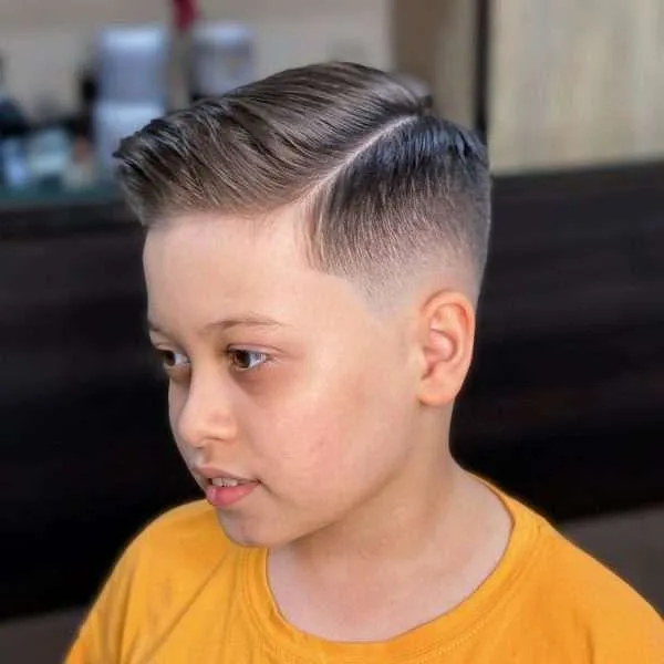Side Part with Low Fade
