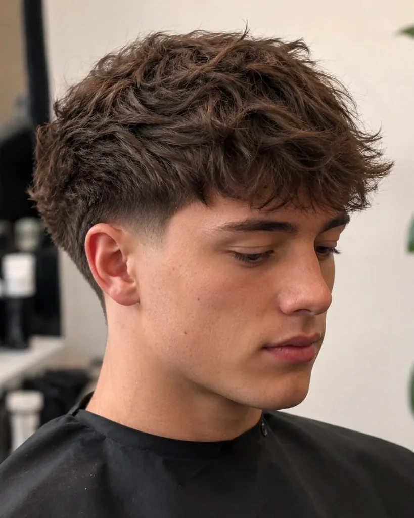 Textured Crop with Mid Fade