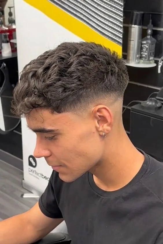 Textured Crop with Mid Fade
