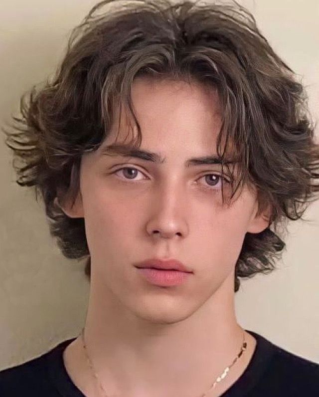 Wolf Cut 12 Middle Part Wolf Cut Men
