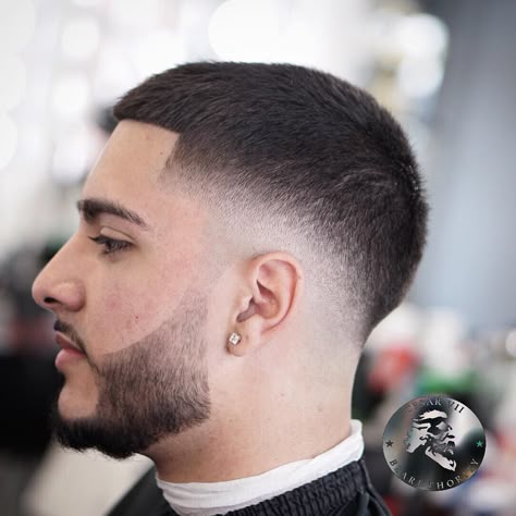 Mid Fade Buzz Cut