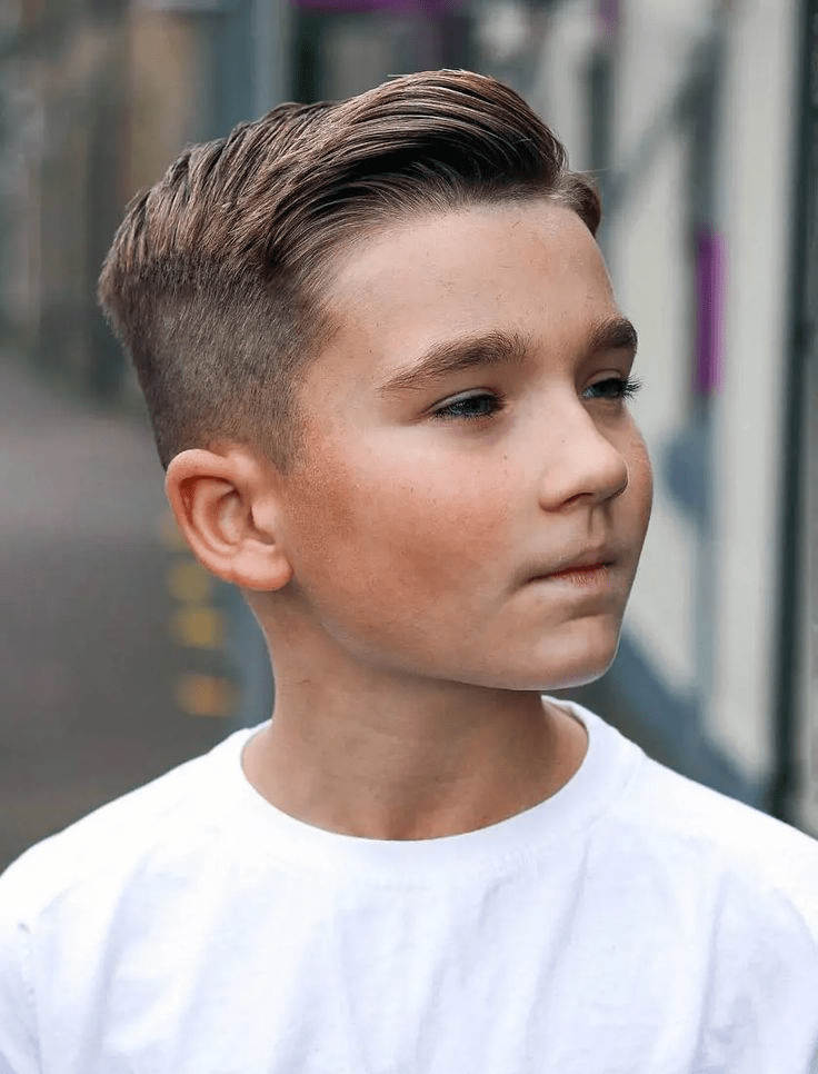 8-Year-Old Boy Haircut 10 Side Part Comb Over