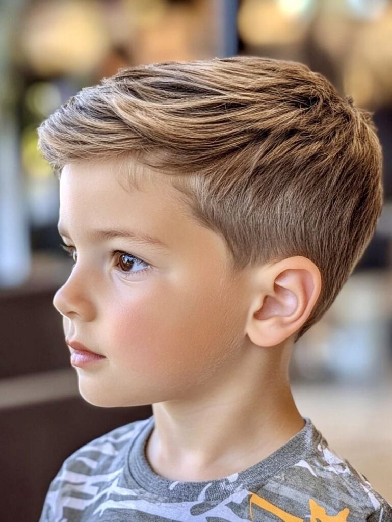 7-year-olds' Boy Haircuts 15 Scissors-Only Scissor Cut