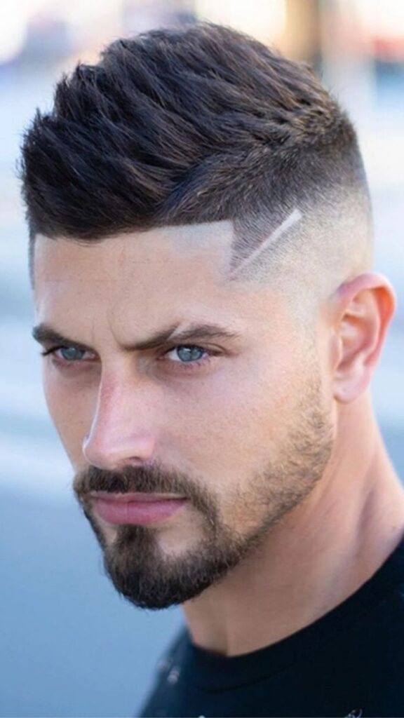 Mid Fade Faux Hawk