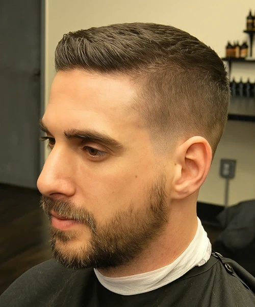 Crew Cut Side Part
