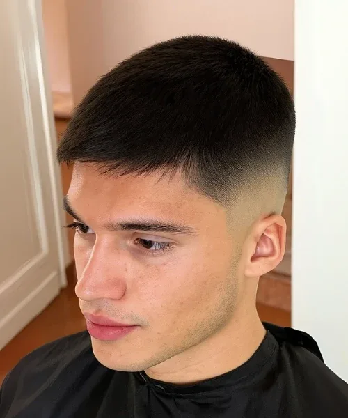 Crew Cut for Straight Hair