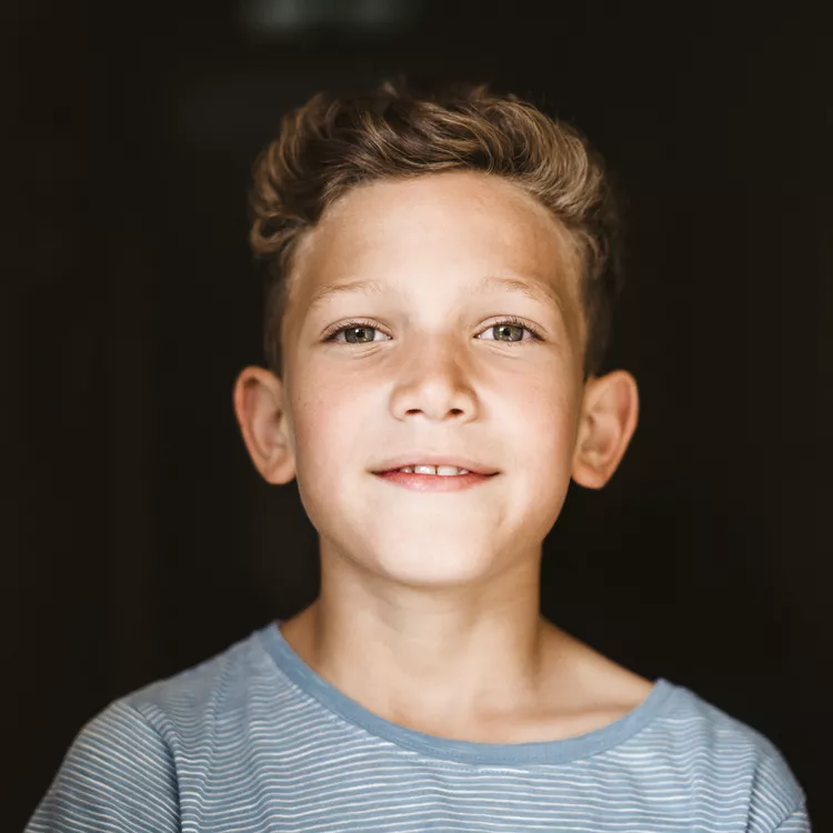 7-year-olds' Boy Haircuts 11 Side Part