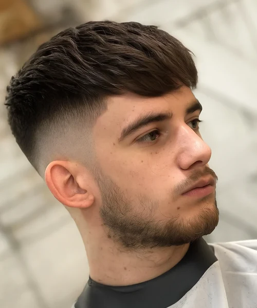 High Taper Fade 22 High Taper Fade with Fringe