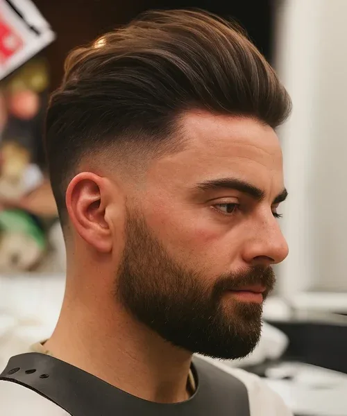 High Taper Fade 11 High Taper Fade on Straight Hair