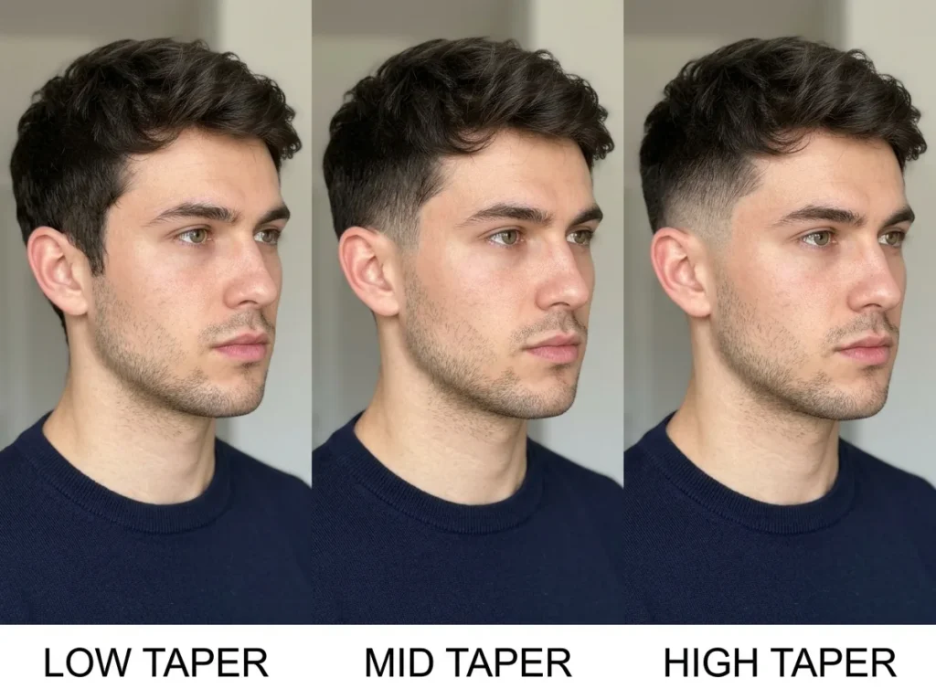 Mid-Taper Fade 31 Mid Taper vs Low Taper vs High Taper