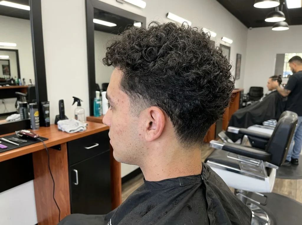 Mid-Taper Fade 10 Mid Taper Fade on Curly Hair