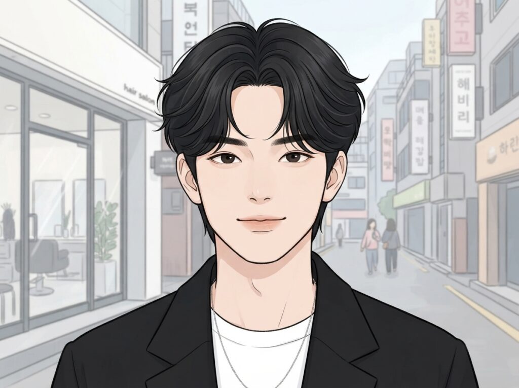 Two-Block Haircut 5 Korean haircut