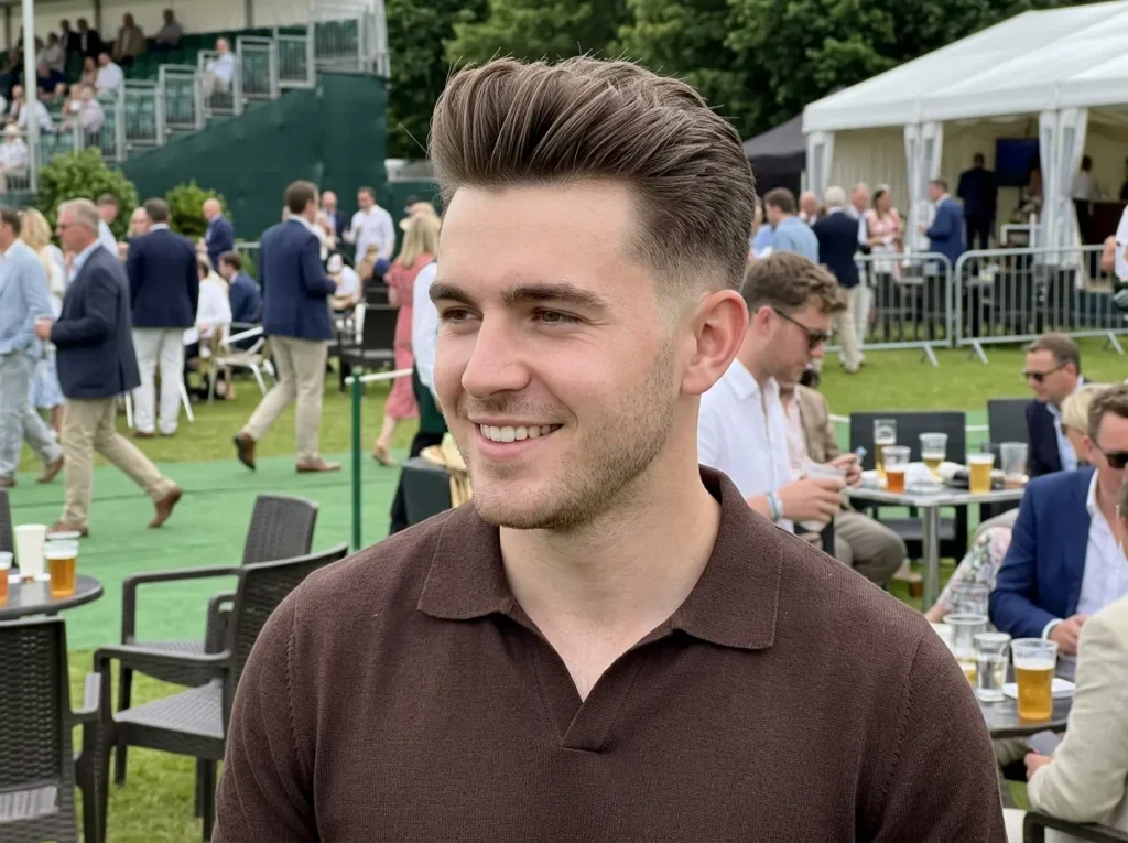 Mid-Taper Fade 20 Mid Taper Fade with Quiff