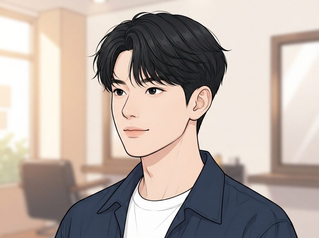 Two-Block Haircut 6 Classic Korean Two Block