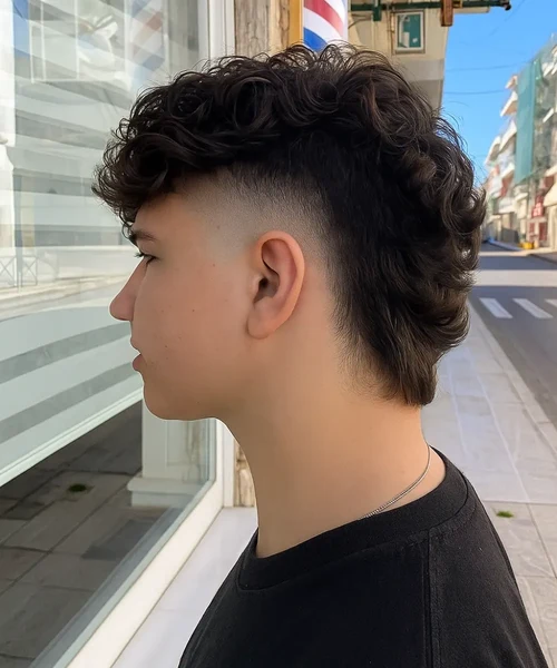 Mid Fade Mullet