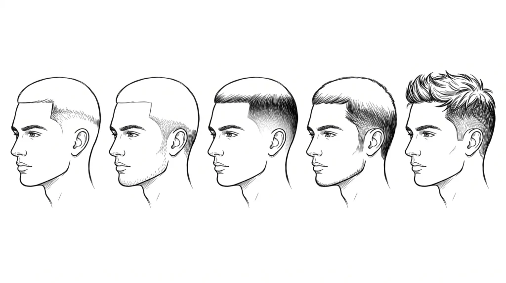Mid-Taper Fade 3 Mid Taper Fade