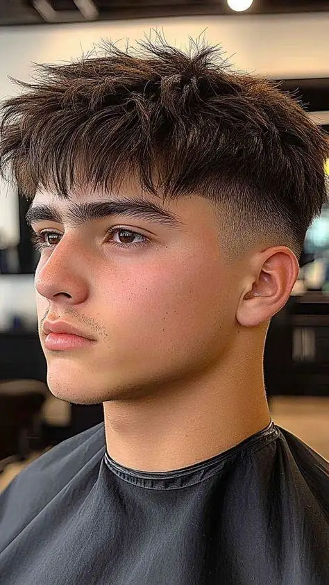 Textured Fringe Haircut