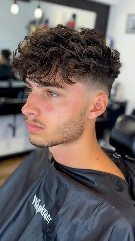 Low Fade Textured Fringe