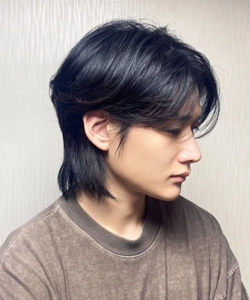 Wolf Cut 9 Wolf Cut Men Straight Hair