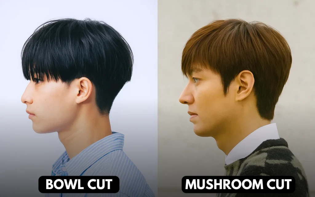 Bowl Cut vs Mushroom Cut