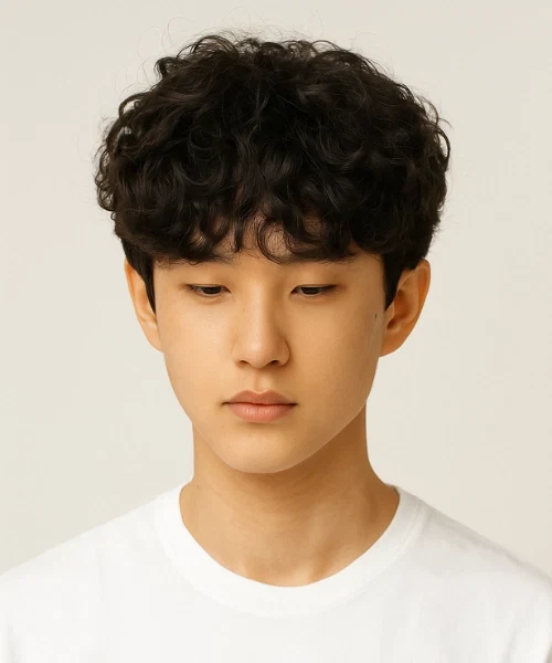 Bowl Cut for Curly or Afro Hair