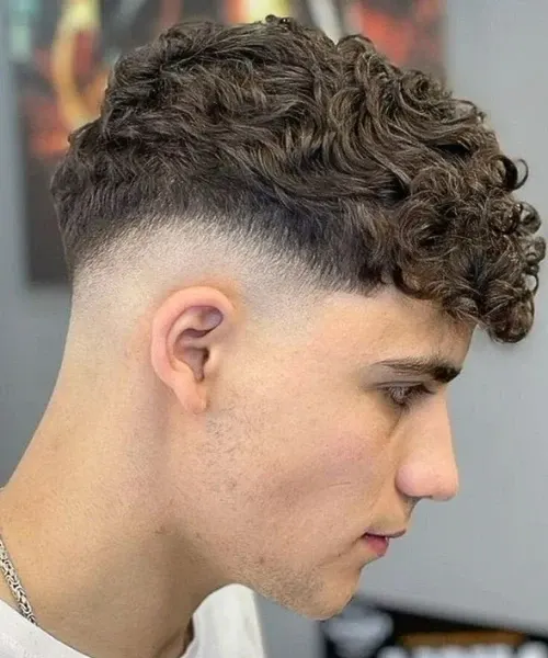 Drop Fade Haircut 9 Drop Fade Curly Hair