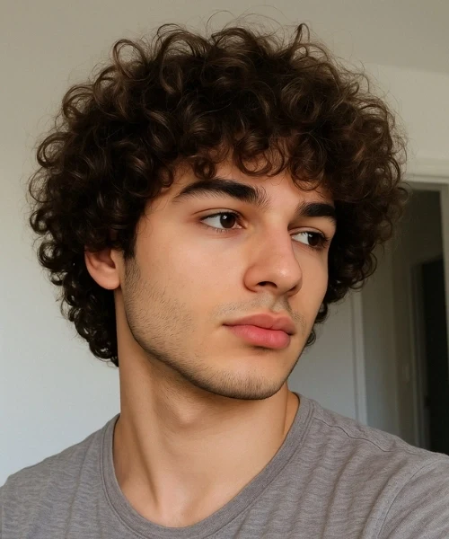 Fluffy Curly Hair