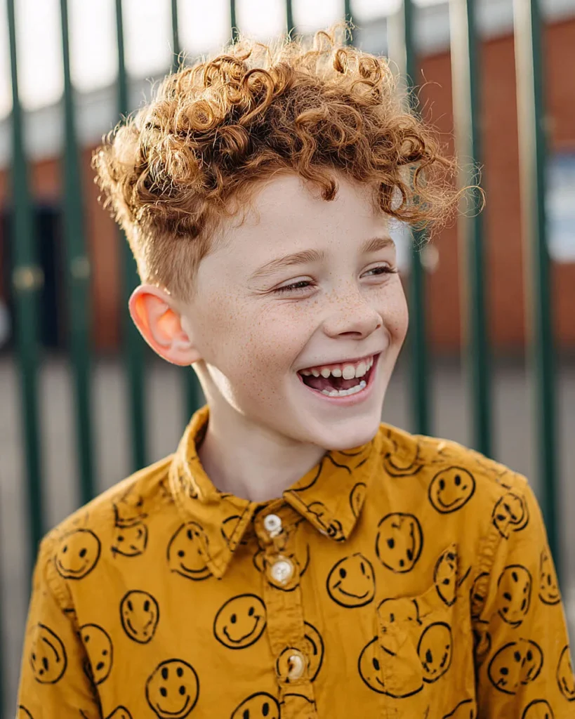 Conservative Curly Cut School Safe Everywhere