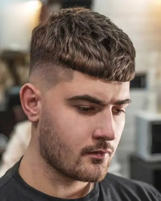 French Crop with Textured Fringe